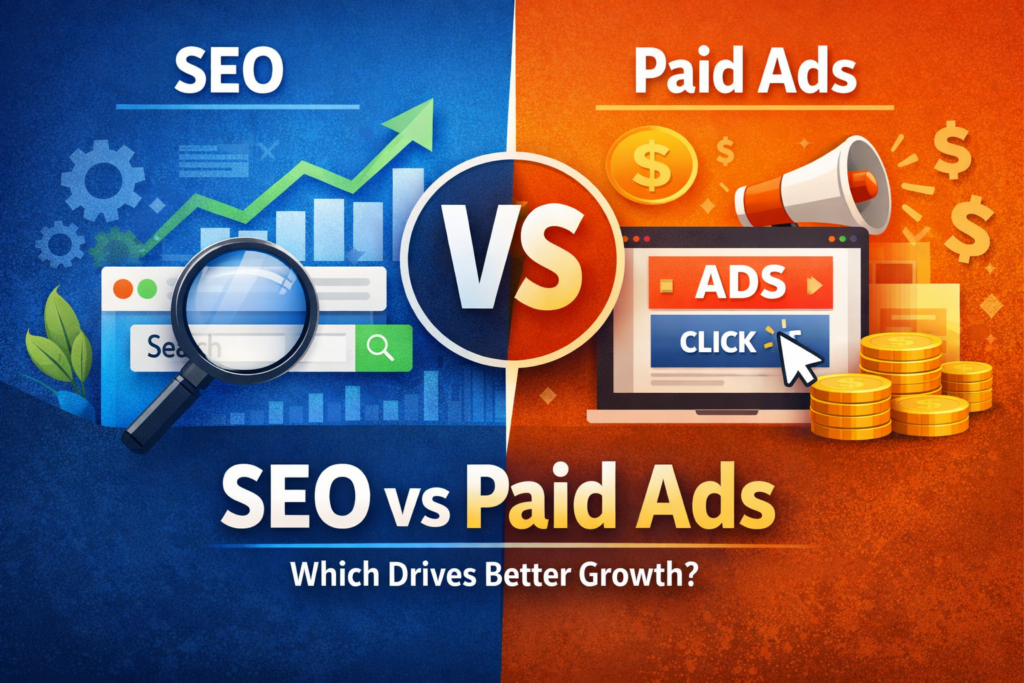 SEO vs Paid Ads for Business Growth
